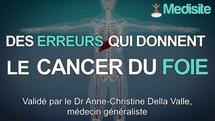 Top 3 des mauvais réflexes qui donnent le cancer du foie