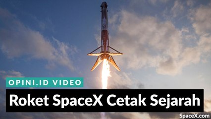 Roket SpaceX Cetak Sejarah