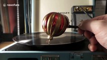 Christmas bauble plays festive record