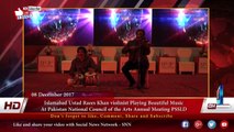 Islamabad Ustad Raees Khan violinist Playing Beautiful Music At Pakistan National Council of the Arts Annual Meating PSS