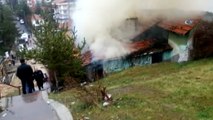 Ankara'da yangın itfaiyeyi alarma geçirdi