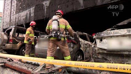 'Like a maze' inside S.Korean fitness centre destroyed by fire