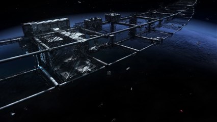 Timelapse de la construction de l'Etoile Noire de Star Wars