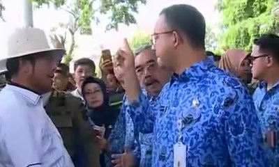 Anies Baswedan Tinjau Penataan Ulang Tanah Abang
