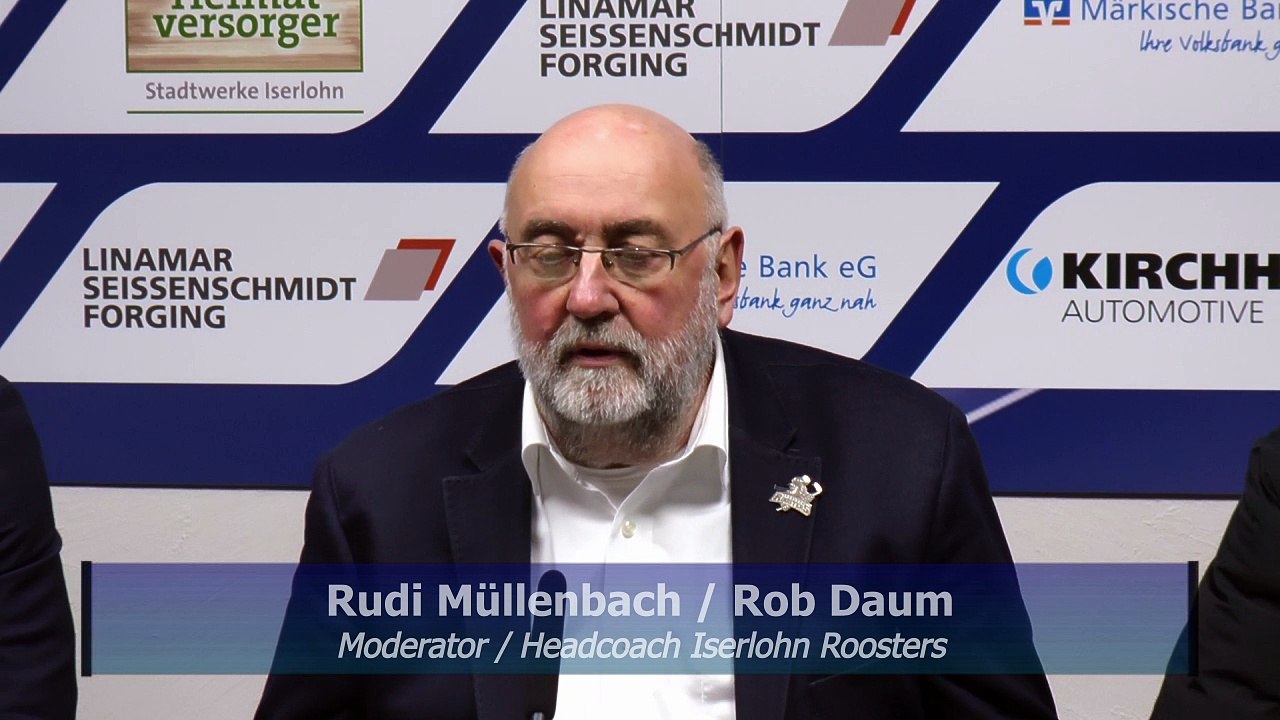 Lob von 'höchster Stelle' für Iserlohns Trainer Rob Daum