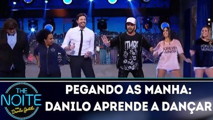 Pegando as manha: Danilo aprende a dançar - 21.12.17