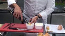 Repas de Fête le foie gras poëlé à la façon de Cédric Burtin de l'Amaryllis