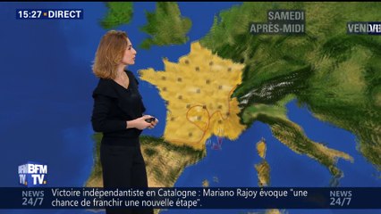 La météo pour ce samedi 23 décembre 2017