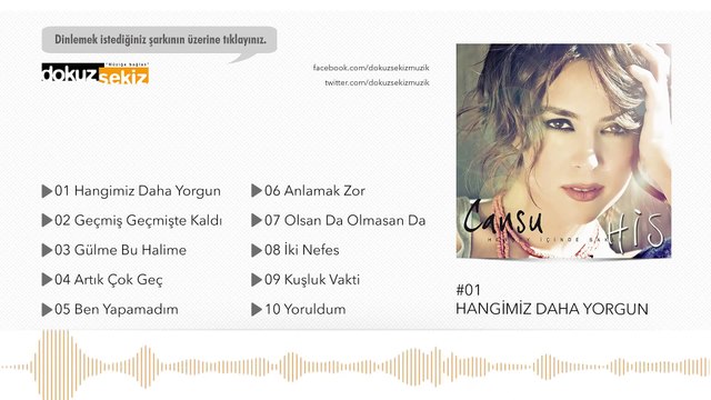 Cansu - Hangimiz Daha Yorgun (Official Audio)