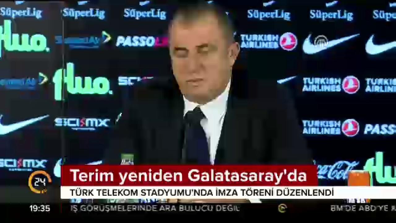 Fatih Terim Galatasaray'da