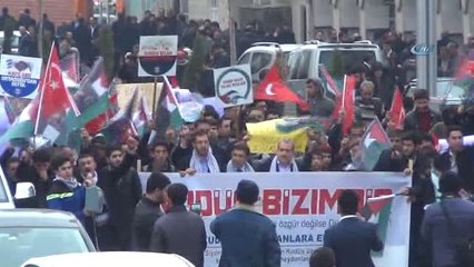 Erciş'te "Kudüs" Yürüyüşü