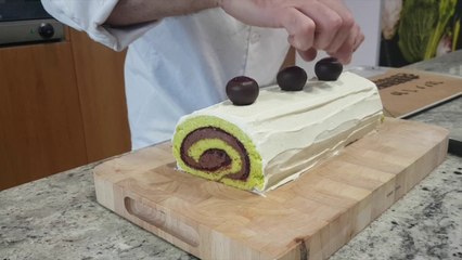 Recette : la bûche de Noël de Sylvain "Le Meilleur Pâtissier"