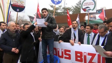 Erciş’te 'Kudüs' yürüyüşü