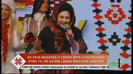 Stefania Rares - Cat de bun imi e barbatul (16 ani ETNO TV - 22.12.2017)