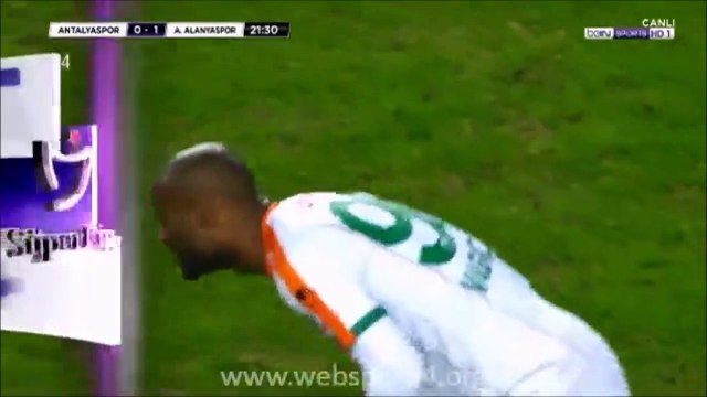 0-1 Vágner Love Goal Turkey Süper Lig - 22.12.2017 Antalyaspor 0-1 Alanyaspor