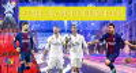 El Clasico stars as Christmas characters