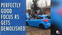 Perfectly Good Focus RS Gets Demolished