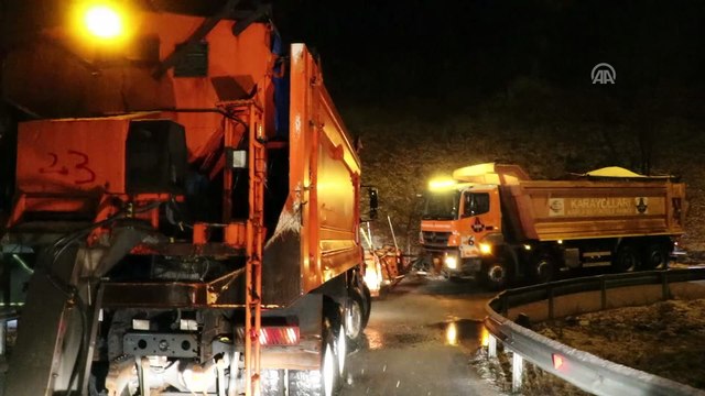 Bolu Dağı'nda kar yağışı başladı - BOLU