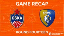 Highlights: CSKA Moscow - Khimki Moscow region