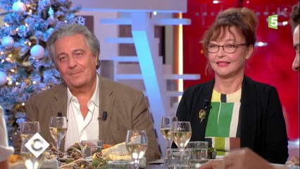 Catherine Frot et Christian Clavier au dîner - C à Vous - 22/12/2017