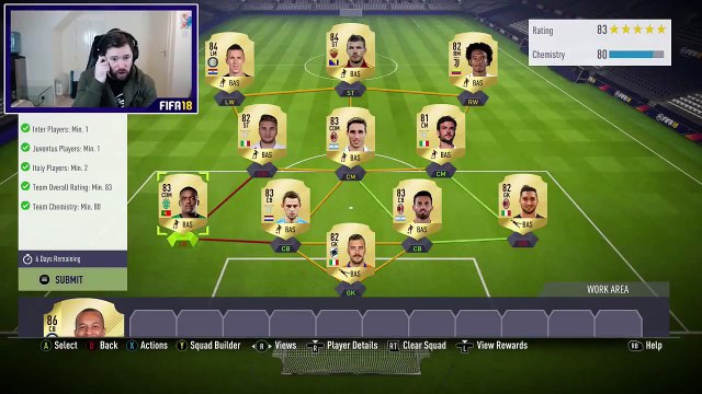 91 RATED ANDREA PIRLO END OF AN ERA SBC! - FIFA 18 Ultimate Team