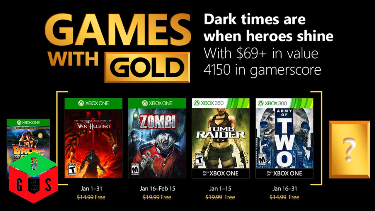 Xbox - January 2018 Games with Gold