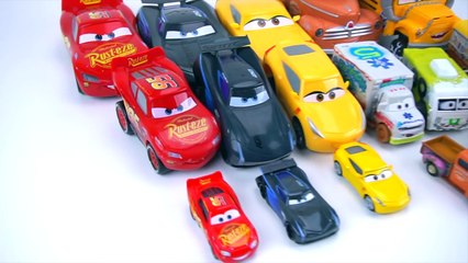HUGE MAX TOW MATER MONSTER TRUCK CRUSHES MISS FRITTER FUN DISNEY CARS 3 THOMAS FRIENDS RACE TOYS!