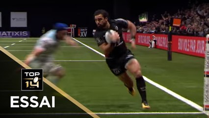 TOP 14 - Essai Yoann HUGET (ST) - Racing 92 - Toulouse - J13 - Saison 2017/2018