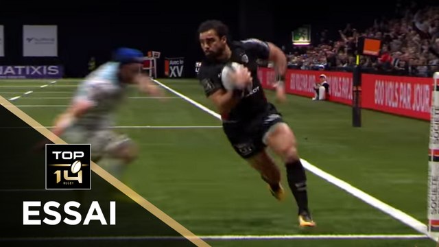 TOP 14 - Essai Yoann HUGET (ST) - Racing 92 - Toulouse - J13 - Saison 2017/2018