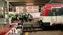 Treno in stazione non frena: schianto sulla barriera, feriti