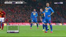 Adis Jahovic penalty Goal HD - Galatasaray 0 - 1 Goztepe - 24.12.2017 (Full Replay)
