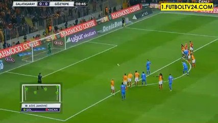 Jahovic (Penalty)  Goal HD - Galatasaray	0-1	Goztepe 24.12.2017
