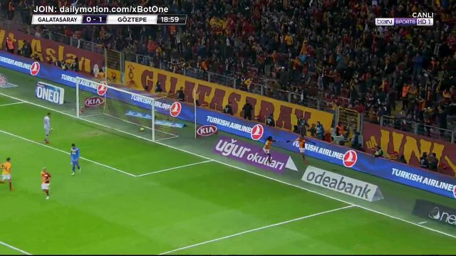 Garry Rodrigues Goal HD - Galatasaray 1 - 1 Goztepe - 24.12.2017 (Full Replay)