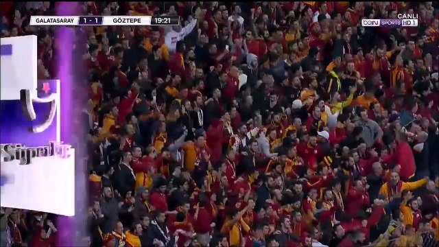 1-1 Garry Rodrigues Goal Turkey Süper Lig - 24.12.2017 Galatasaray SK 1-1 Göztepe Izmir