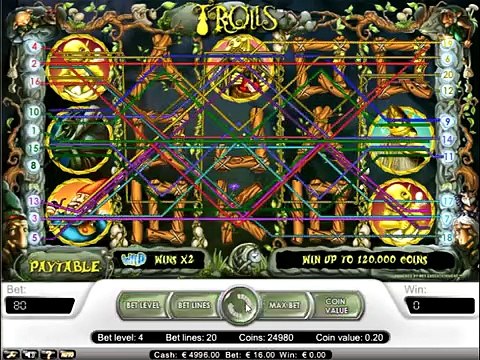 Троли (trolis) Игровой процесс на автомате Троли (trolis) - правила и характеристики