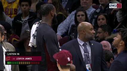 LeBron James gets candy for his daughter midgame | ESPN