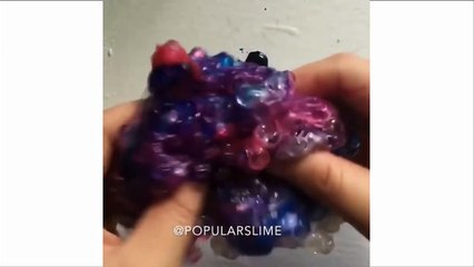 SLIME COLORING #12 - Most Satisfying Slime ASMR Video Compilation-4036BvCVois