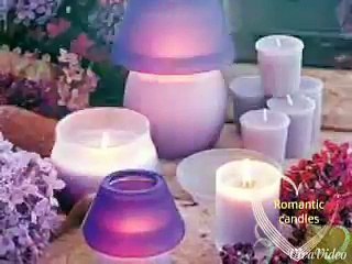 فيديو رومانسي شموع مضيئة