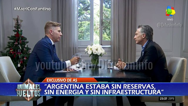 Mauricio Macri con Fantino | Entrevista Completa | Animales Sueltos | #MacriConFantino @DifusionInfo