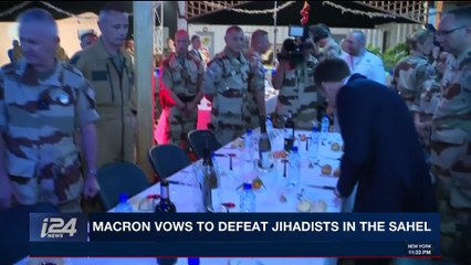 i24NEWS DESK | Macron vows to defeat Jihadists in the Sahel | Friday, December 22nd 2017