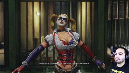 HARLEY QUINN y POISON IVY LE COQUETEAN A BATMAN | Arkham Asylum en Español (Return to Arkham) | #8