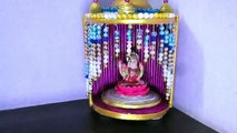 DIY - Recycled Newspaper Temple Making _ Best out of waste_ _Easy Ganesh Mandap _ Newspaper Craft-8P94nJjTAK0