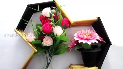 DIY HONEYCOMB SHELVES FROM NEWSPAPER _ Newspaper Wall decor _Best out of waste_ Diy NewsPaper Craft-Kba__5LORNs