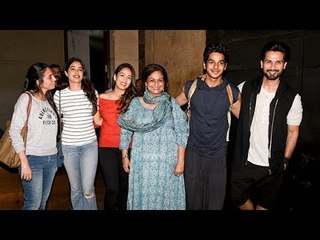 Jhanvi And Shahid's Brother Ishaan Khattar Spotted At 'Tiger Zinda Hai' Screening