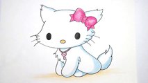 How To Draw A Kitten - Easy step-by-step drawing lessons for kids-CKS0_G0z4ik