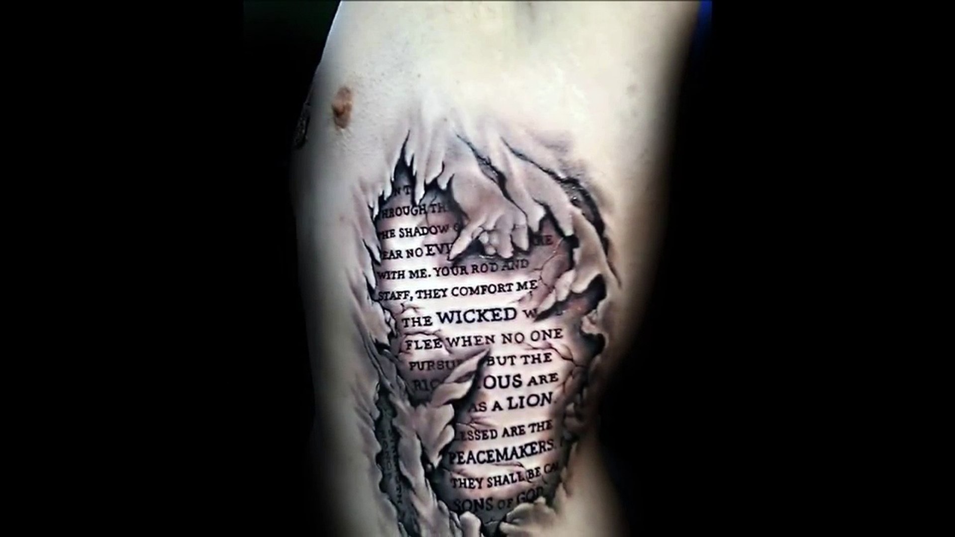Rib Tattoos Bible Quotes