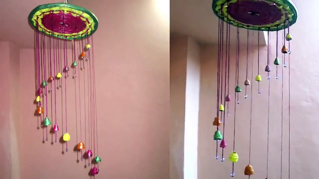 How to make Newspaper Chandelier _ News Paper Wall HangingU1nz1hCS9F8