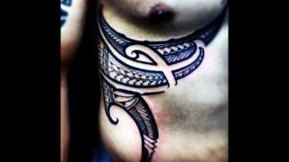 40 Tribal Rib Tattoos For Men-Ssjqri-qSYo