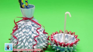 DIY Plastic Bottles Dress Pencil Holder 2 in 1- Plastic Bottle Crafts Ideas-vr-nRbvvpUg