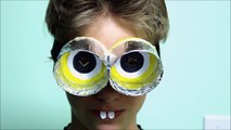 DIY Recycled Crafts How to Make Funny MINIONS Funny Glasses Recycled Bottles Crafts-2rxYU8I2Umg